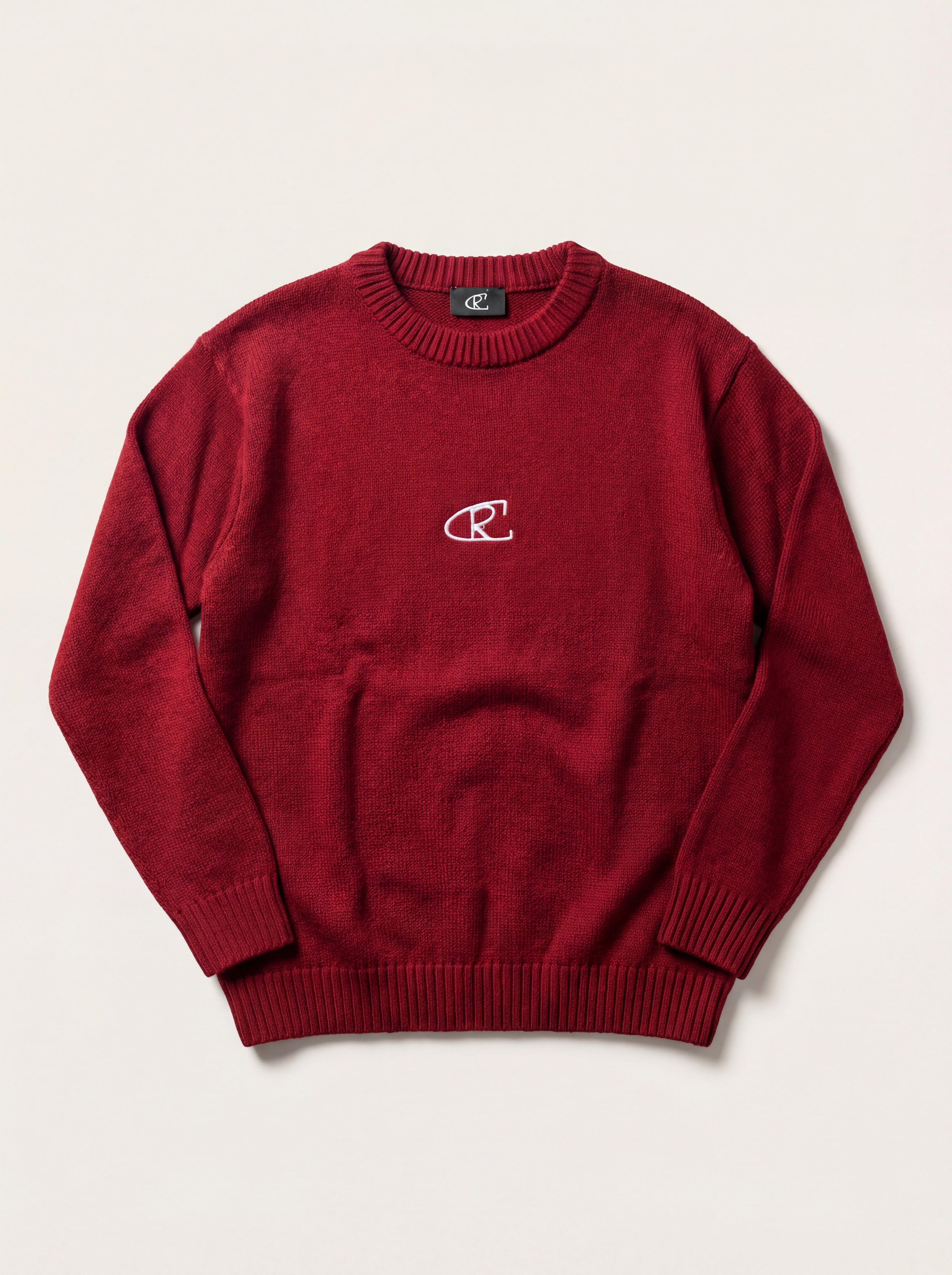 BURGUNDY KNIT SWEATER