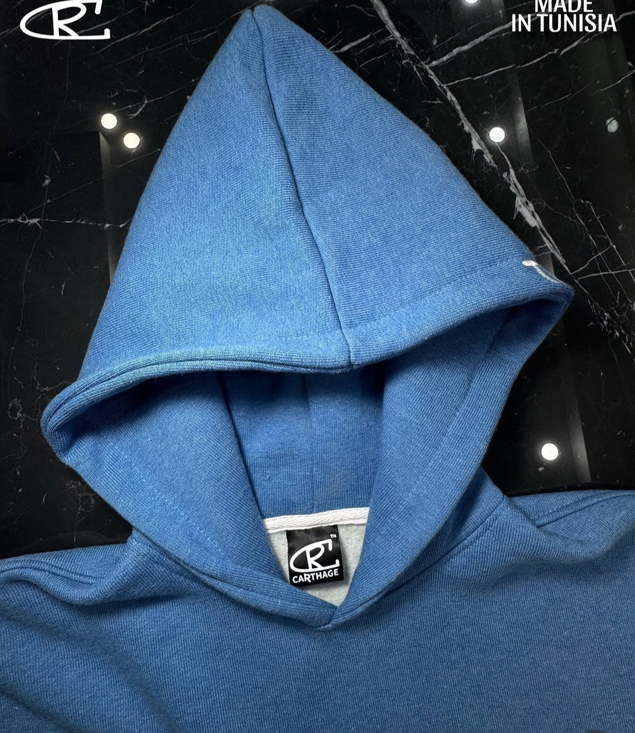 Blue Carthage hoodie